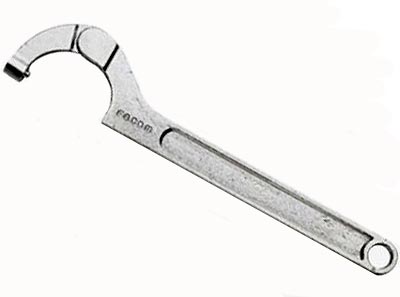(126.35)-Hinged Pin Wrench for Side-Hole Nuts (15-35mm)