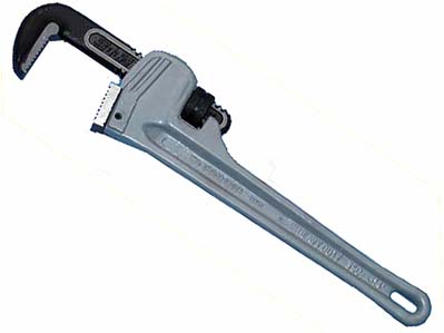 (133.14)-Aluminum Alloy Pipe Wrench-14"