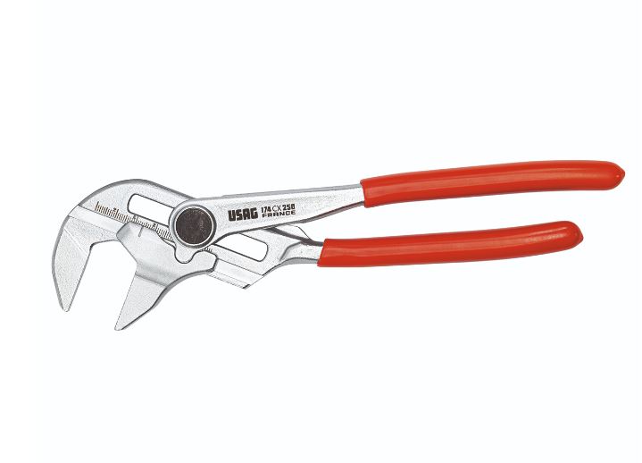 (PWF250G)-Adjustable Slip-Joint Plier Wrench w/PVC Grip (250mm)