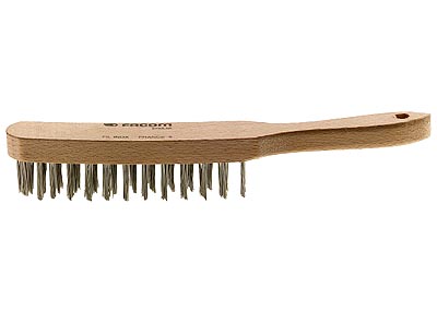 (270A.MA) -Steel Wire Brush with Wood Handle