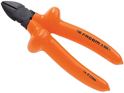 (391.16AVSE) -Insulated Snipe Nose Diagonal Cutting Pliers-6.5"