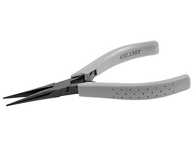 (432.LMT)-MicroTech Half Round Snipe Nose Gripping Pliers