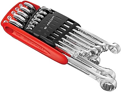(440.JP14)-14pc Combination Wrench Clip Set (7-24mm)(Facom)