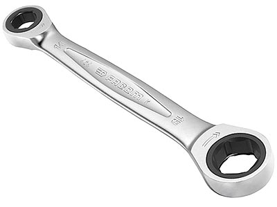 (464.M14x19) - Straight Ratcheting Ring Wrench-14x19mm