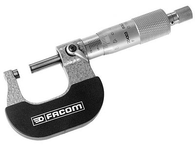 (806.C25)-Outside Micrometer (0-25mm)(1/100mm Accuracy)(Facom)