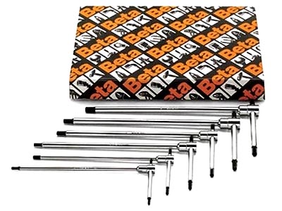 (985AS6)-6pc Fractional Sliding T-Handle Hex Wrench Set (Beta)