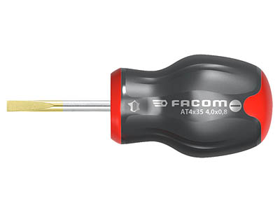 (AT5,5x35)-Protwist Stubby Slotted Screwdriver-5.5x35mm (Facom)