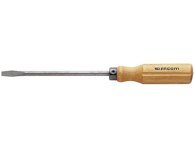 (ATH.12x250)-Wood Handle Slotted Screwdriver-12x250mm (1 left)