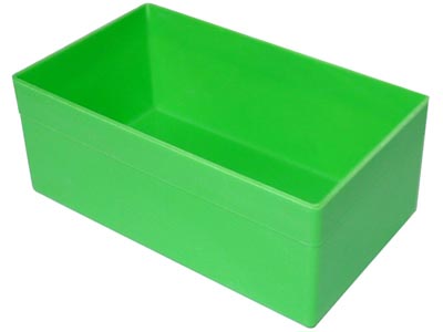 (200/EV2) -Plastic Storage Box-Green (128x74x51mm)