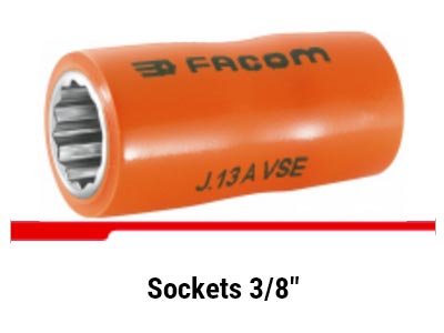 3/8" Drive Insulated Sockets