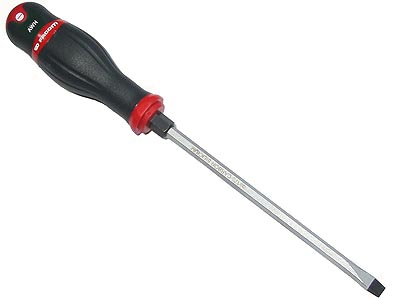 (AWH5,5x125)-Protwist Slotted Screwdriver w/Bolster-5.5x125mm