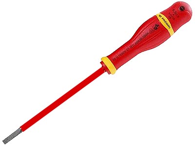 (A3x100VE)-Insulated Slotted Screwdriver-3x100mm (1G)(Facom)