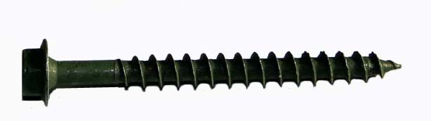Spax Hex Head Lag Screws - silver zinc or HCR (green)