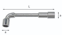 (76.7) -Angled Socket Wrench (6x12pt)-7mm (USAG)
