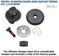 (S.161-KIT) -Master Ratchet Repair Kit-for 1/2" Dr Palm Control