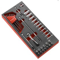 (MODM.RL2)-1/4" Drive Metric Tool Module Set (5-14mm)