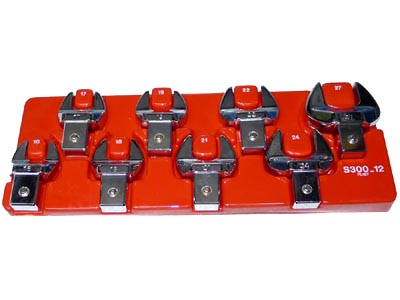 (S.300-12)-Torque Wrench 8pc Open End Attachment Set (16-27mm)