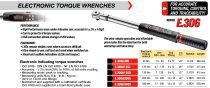 (E.306A135J)-3/8" Drive Electronic Torque Wrench (7-135nm)