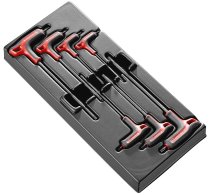 (MOD.89TXA)-7pc Soft Grip P-handle Torx Key Set (T10>T40)(Facom)
