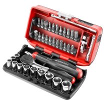 (R.360NANO) -1/4" Drive Compact 6pt Metric Set w/R.360 (Facom)