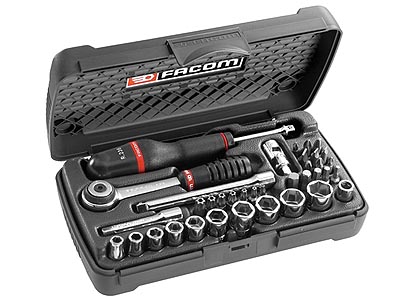 (R.2A) -1/4" Drive 37pc Metric Tool Set