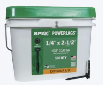 1/4 x 2 1/2″ Washer Head Lags-HCR Coating-Torx (500pc) (1 available) (Freight)
