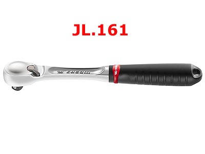 (JL.161)-3/8" Drive Pear Head Ratchet (8 1/4") (Facom)