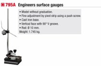 (795A)-Engineer's Surface Gauge (with Cast Iron base)