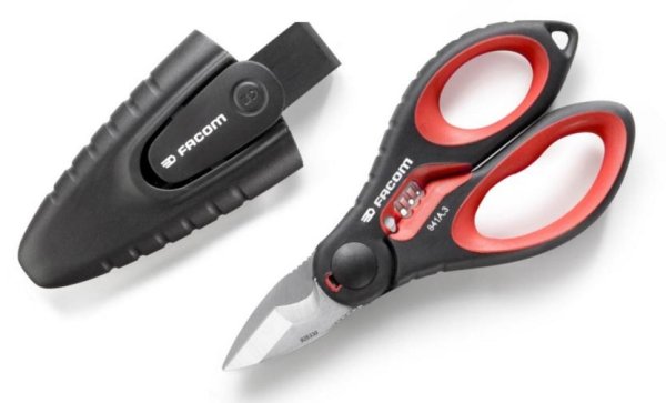 (841A.3) -Electrician's HD Multi-purpose Scissors (Facom) (1 left at this price)