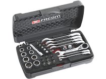 (467S.BOX) -Compact Metric Ratcheting Comb Wrench & Socket Set (sold out - replaced by 467BS.BOX)