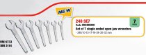 (45.248SE7)-7pc Service Wrench Set (10-13-17-19-24-30-32mm)(USAG