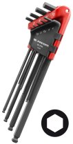 (83S.JP9AL)-9pc Extra Long Metric Hex Key Set (w/ball tip) (Facom)
