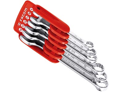 (39.JP6)-6pc Short Combination Wrench Clip Set (8-14mm))