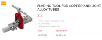 (239.MU)(315MP)-Refrigeration Flaring Die Set-Fractional (USAG)