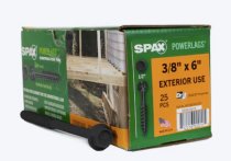 3/8″ x 6″ Lag Screw-Hex Head HCR (25pc) (Close out-5 available)