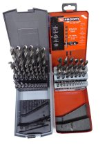 (222A.TJ25)(988 MA/S25)-Metric Drill Bit Set-25pc (1-13mm)(USAG)
