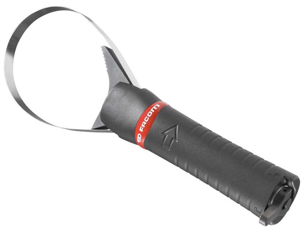 (U.48)-Auto Adjusting Ratcheting Oil Filter Wrench (66-105mm) (Facom) (1 available at this price)