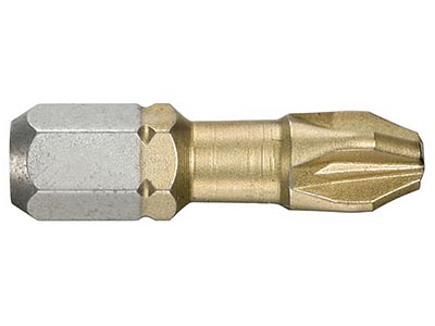(EP.132T)-1/4" High Performance Titanium Phillips Bit-#2