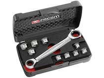 (464.J1A) - 11 in 1 6pt Ratcheting Wrench Set (8-19mm, excl 18mm