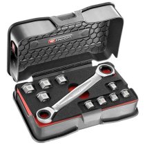 (464.J1A) - 11 in 1 6pt Ratcheting Wrench Set (8-19mm, excl 18mm