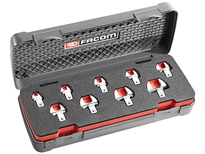 (10.J9U)-Torque Wrench 9pc Open End Attachment Set (1/4"-3/4") (2 available)