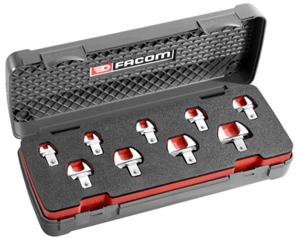 (10.J9U)-Torque Wrench 9pc Open End Attachment Set (1/4"-3/4") (France) (2 available)