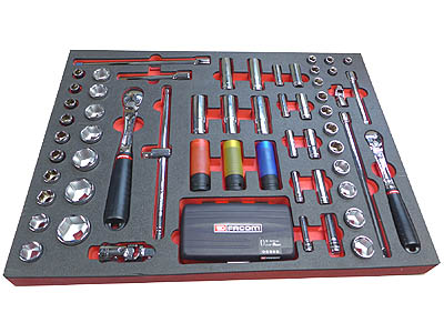 (MODM.RJS)-1/4, 3/8 & 1/2 Mixed Drive Metric Tool Set (Freight!) (1 available)