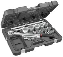 (KL.500)-3/4" Drive 6pt Metric Tool Set (19-55mm) (Facom) (Freight)