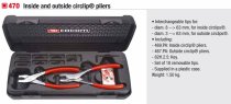 (470) -Circlip Plier Set w/Interchangeable Tips