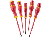 (AP.J5TVE) -Insulated Slim Blade Screwdriver Set-5pc (1G)(Facom)