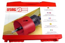 (609A.J3)(988 G/S12)-Holesaw Set (10 sizes & arbors)(USAG)