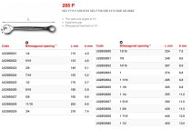 (440.JU13)-13pc Fractional Combination Wrench Set (1/4-1") (USAG) (2 at this price)