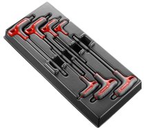 (MOD.84TZSA)-7pc Soft Grip P-Handle Hex Key Set (3>10mm)(Facom)