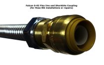 Stainless Steel Flexible Water Connector (FIPxFIP)-1/2x20"
